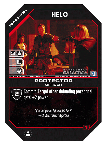 Helo, Protector